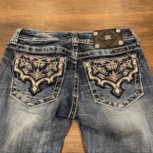 💎 Miss me jeans cuffed capris